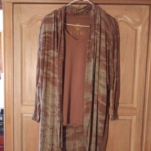 Vestique tunic with dodo short sleeve